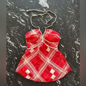 Vintage Y2K Studio Y Halter Style Top Medium